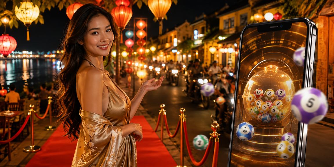 Người dùng Hội An chơi xổ số và lottery trực tuyến bên tách cà phê sáng